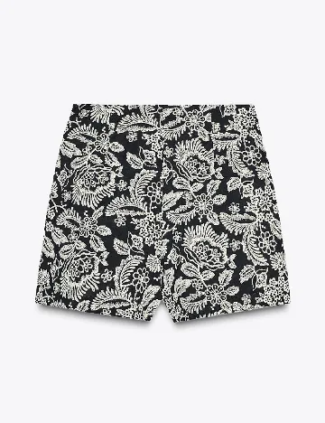 Fusta pantalon Zara, bleumarin
