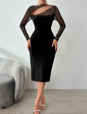 Rochie medie SHEIN, negru