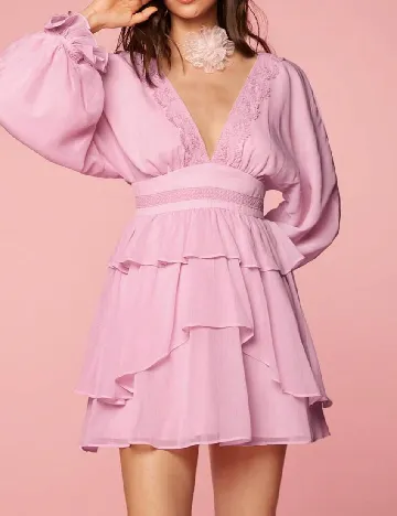 Rochie scurta SHEIN, roz