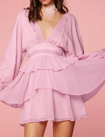 Rochie scurta SHEIN, roz