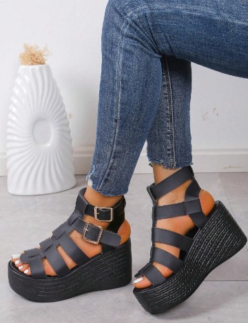Sandale SHEIN, negru