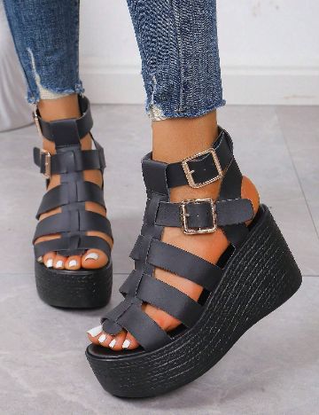 Sandale SHEIN, negru