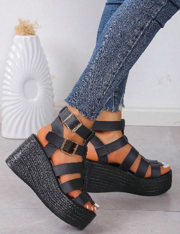 Sandale SHEIN, negru