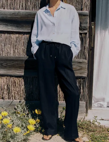 Pantaloni Zara, bleumarin