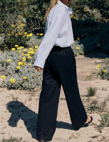 Pantaloni Zara, bleumarin