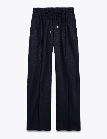 Pantaloni Zara, bleumarin