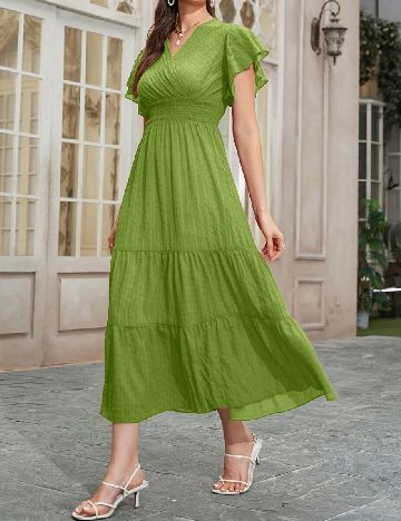 Rochie lunga SHEIN, verde