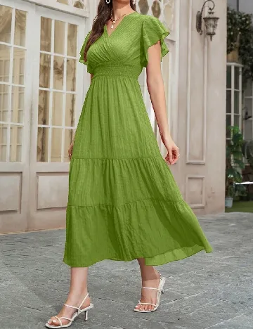 Rochie lunga SHEIN, verde