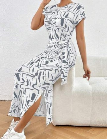 Rochie lunga SHEIN, alb