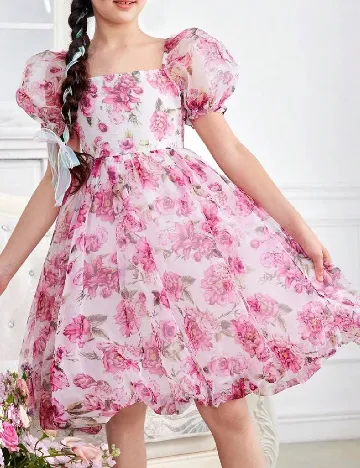 Rochie Shein Kids, floral print