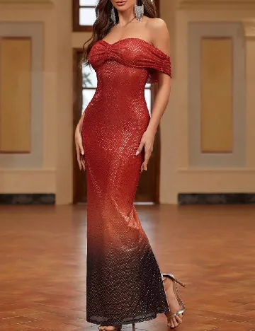 Rochie lunga SHEIN, rosu