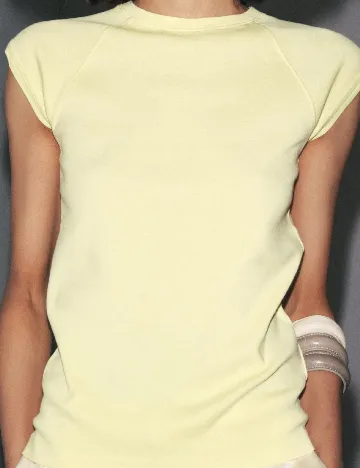 Tricou Zara, galben