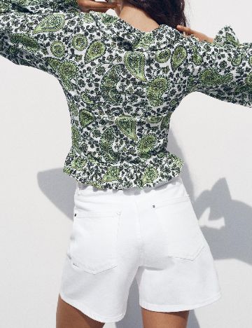 Top Zara, verde