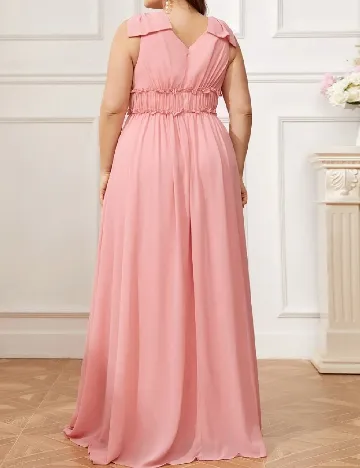 Rochie lunga SHEIN CURVE, roz