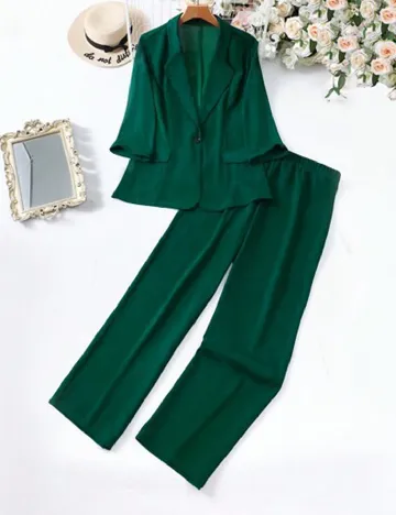 Compleu SHEIN CURVE, verde