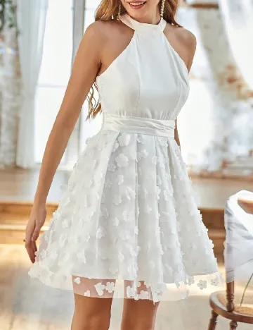 Rochie scurta SHEIN, alb