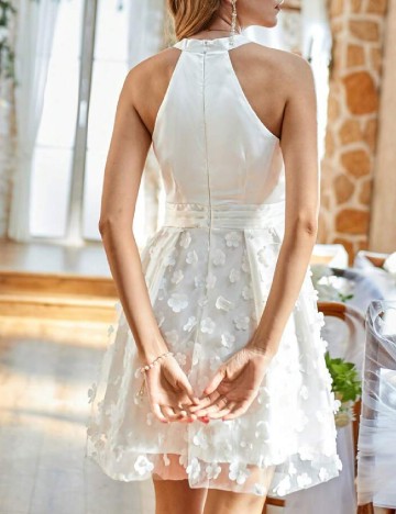 Rochie scurta SHEIN, alb