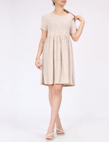 Rochie scurta SHEIN, crem