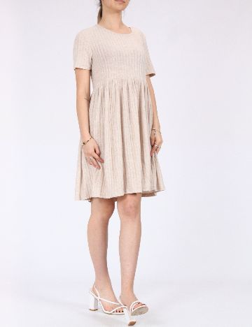 Rochie scurta SHEIN, crem