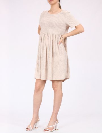Rochie scurta SHEIN, crem