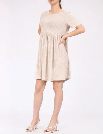 Rochie scurta SHEIN, crem