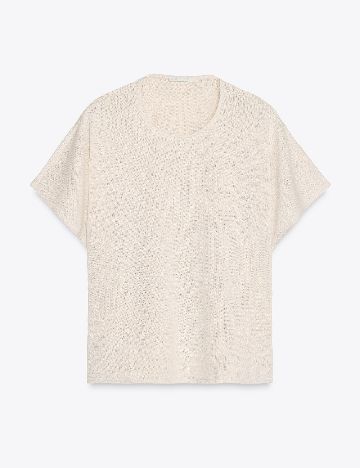 Tricou Zara, bej