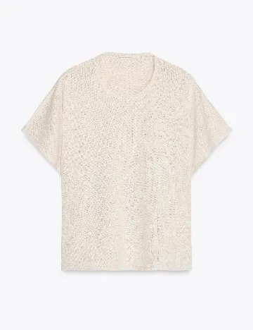Tricou Zara, bej
