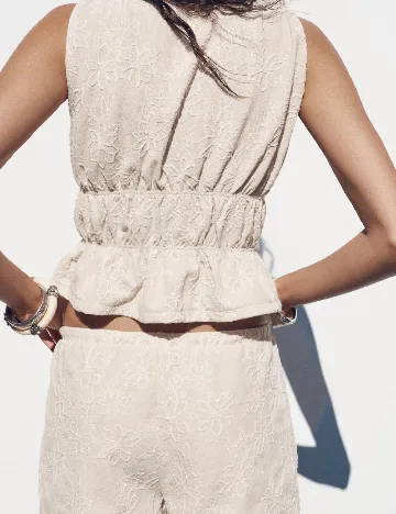 Top Zara, bej