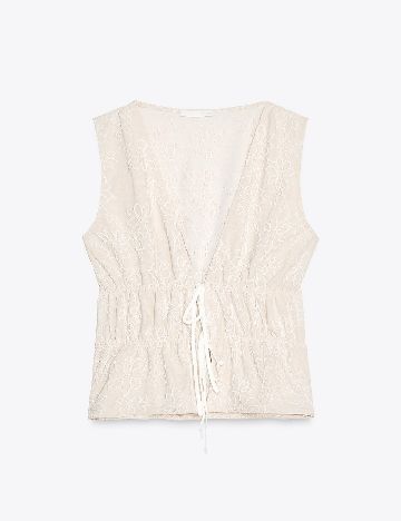 Top Zara, bej