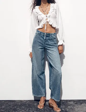 Top Zara, alb
