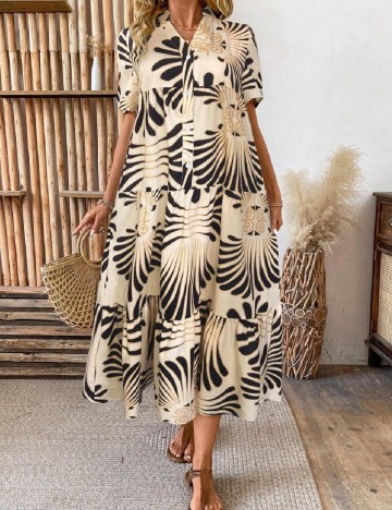 Rochie medie SHEIN, crem