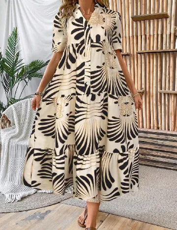 Rochie medie SHEIN, crem