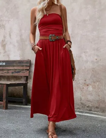 Rochie lunga SHEIN, rosu
