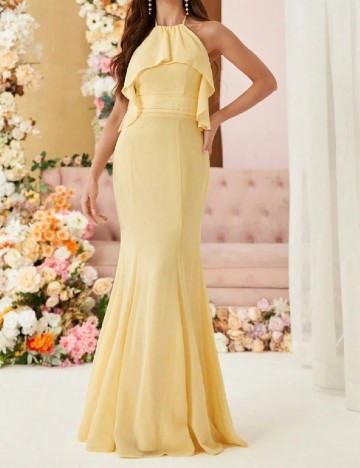 Rochie lunga SHEIN, galben