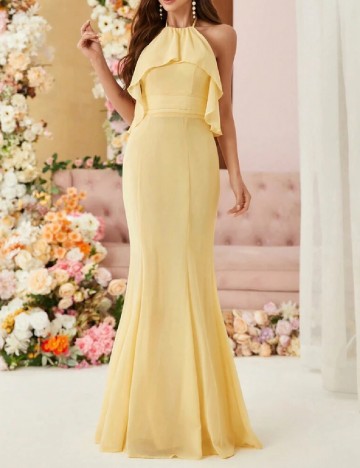 Rochie lunga SHEIN, galben