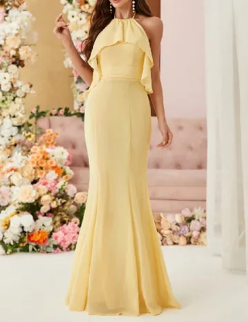 Rochie lunga SHEIN, galben