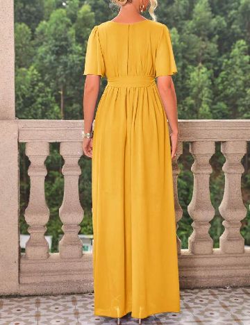 Rochie lunga SHEIN Maternity, galben