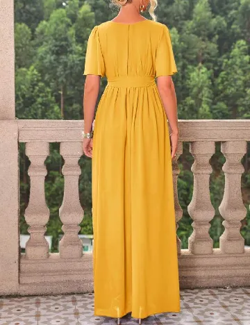 Rochie lunga SHEIN Maternity, galben