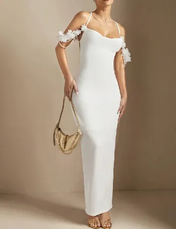 Rochie lunga SHEIN, alb