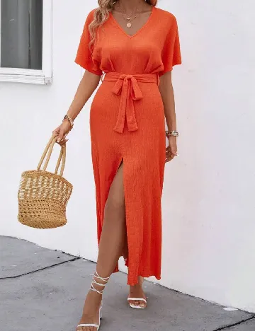 Rochie medie SHEIN, portocaliu