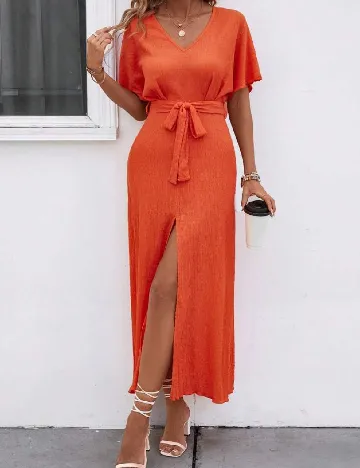 Rochie medie SHEIN, portocaliu