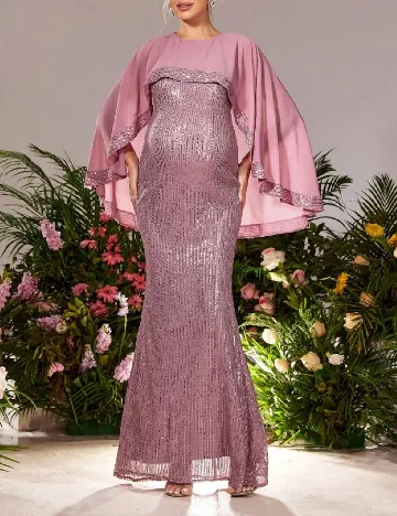 Rochie lunga Dress Alisa Maternity, roz