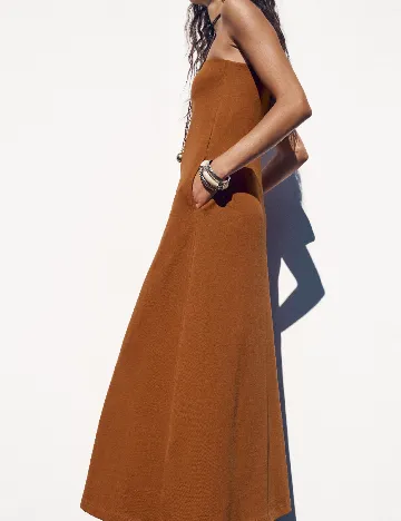 Rochie lunga Zara, maro
