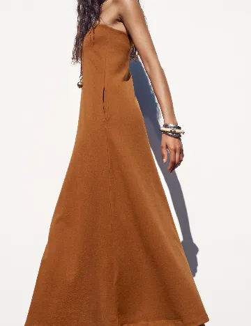 Rochie lunga Zara, maro
