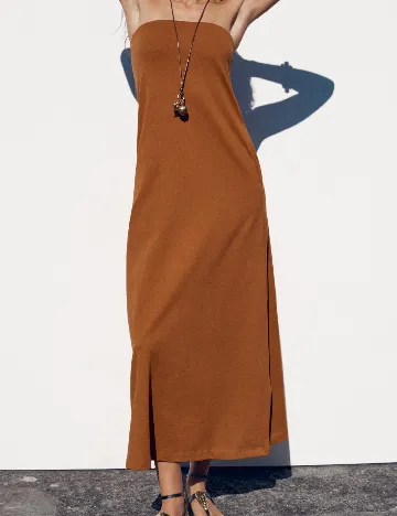 Rochie lunga Zara, maro