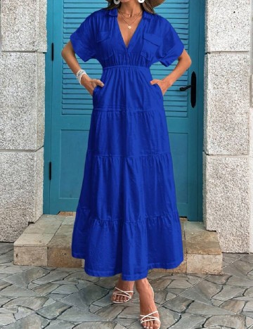 Rochie lunga SHEIN, albastru