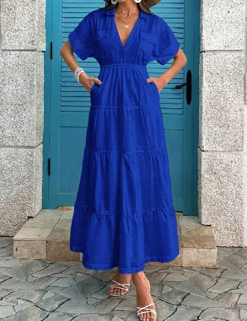 Rochie lunga SHEIN, albastru