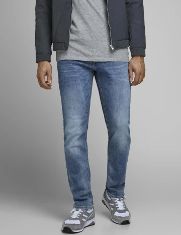 Blugi Jack&Jones, albastru denim Albastru