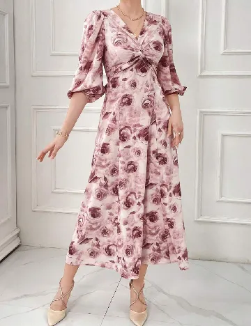 Rochie medie SHEIN, floral print