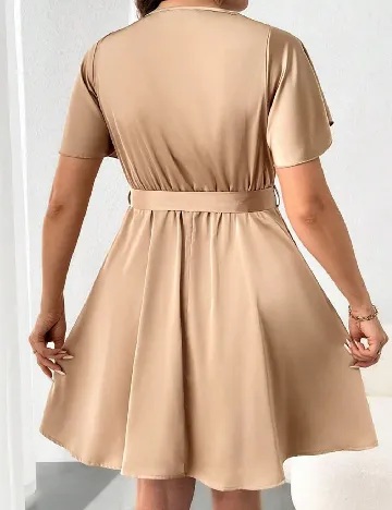 Rochie scurta SHEIN CURVE, crem